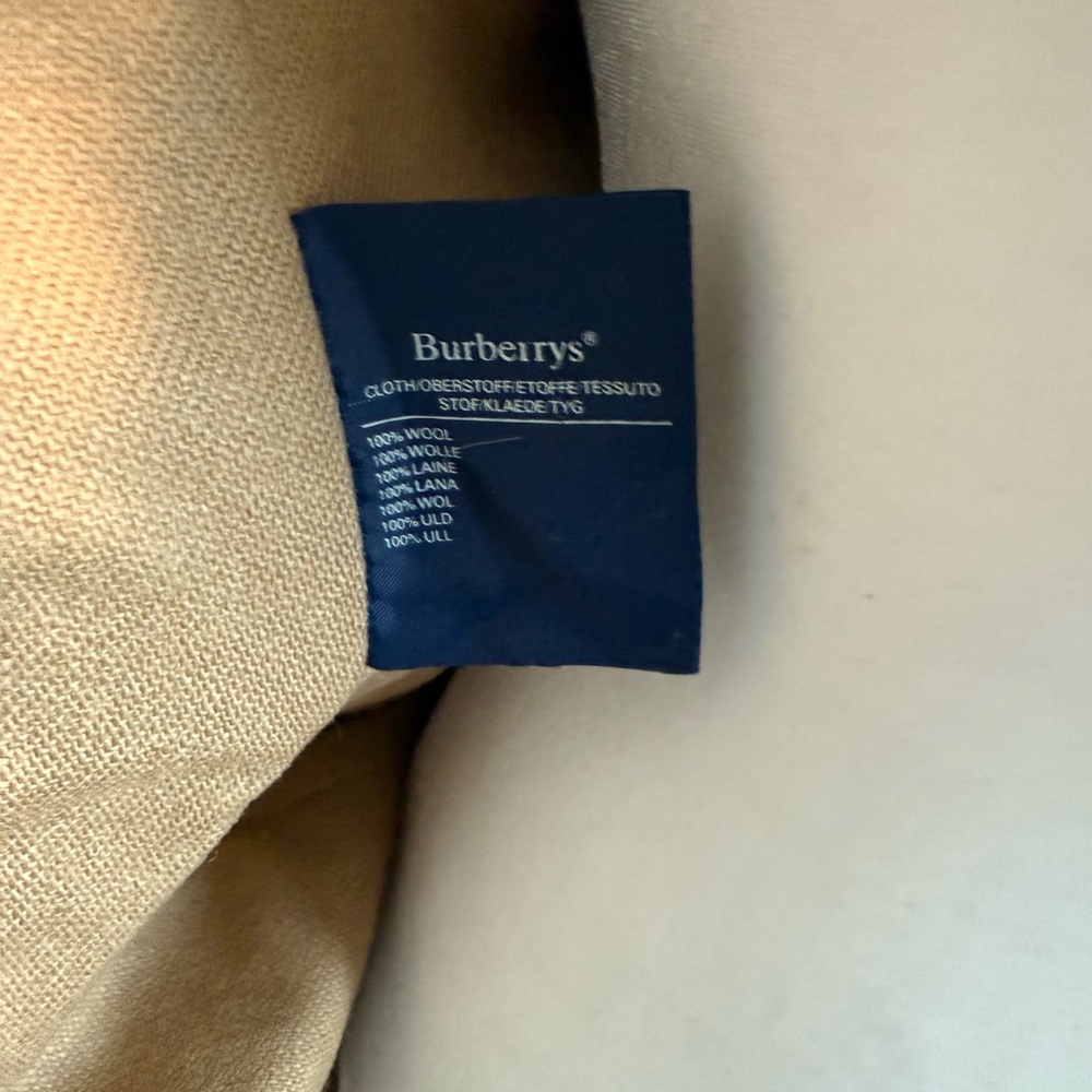 Burberry Khaki Double-Breasted Trench Coat - Picture 6 of 6